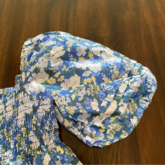 Janie and Jack Natalie Smocked Bubble Sleeves Dress - Picture 5 of 12